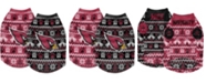 FOCO Arizona Cardinals Reversible Holiday Dog Sweater